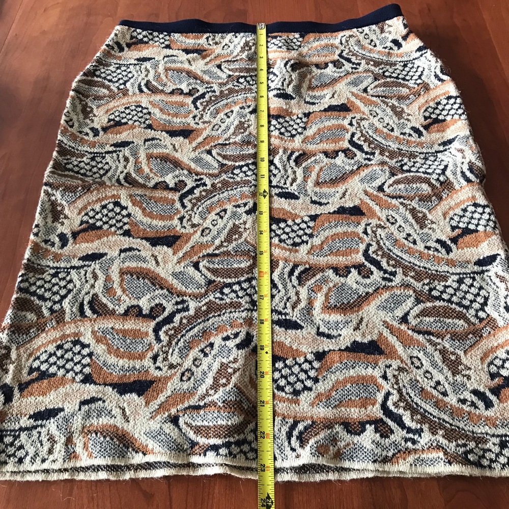 Anthropologie | Sparrow Abstract Forest Knit Sweater Skirt M - Picture 11 of 11